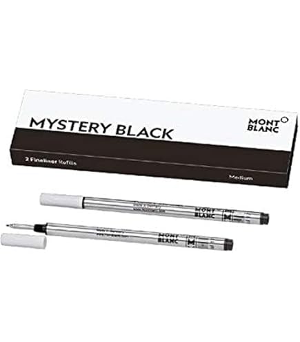 Montblanc Rollerball Refills (M) Mystery Black 105158 – Refill